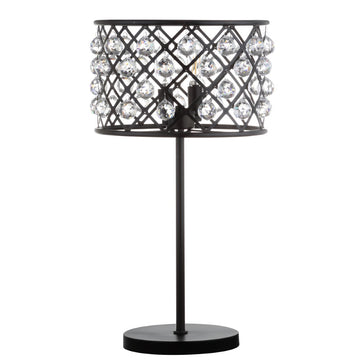Gabrielle 22.5" Metal/Crystal LED Table Lamp - JONATHAN Y